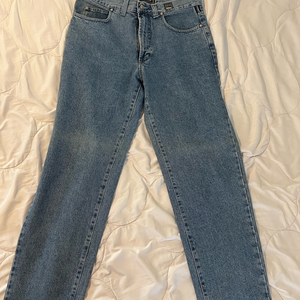 Versace Jeans Collection Straight Fit Men's Denim — Medium Blue